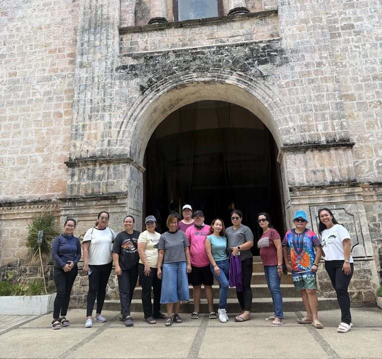 Guests at a Siquijor church