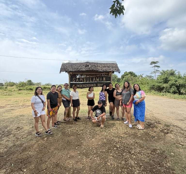 Guests at Sambulawan Underground River