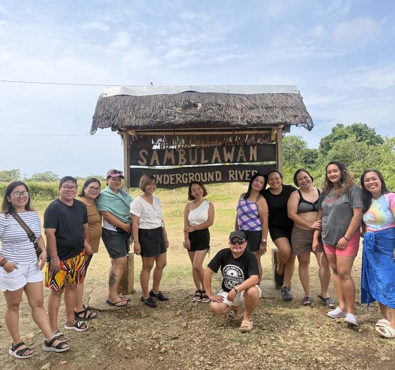 Guests at Sambulawan Underground River