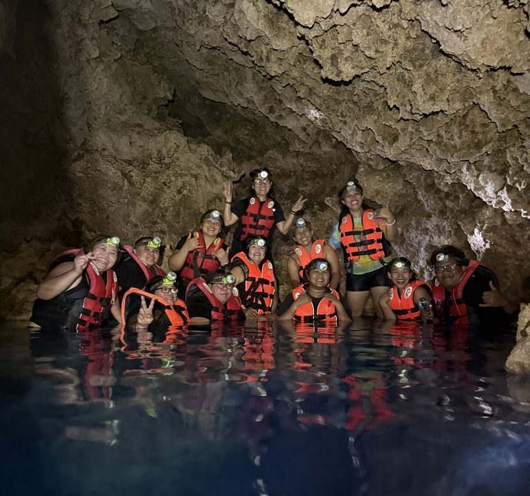 Guests in a Siquijor cave swim