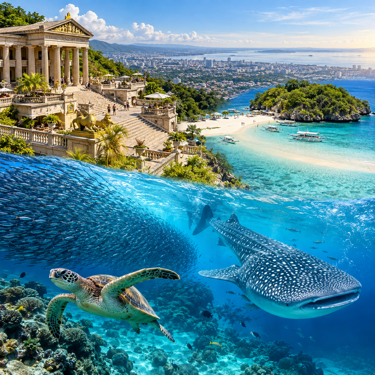 3Days 2nights City, Moalboal + Oslob